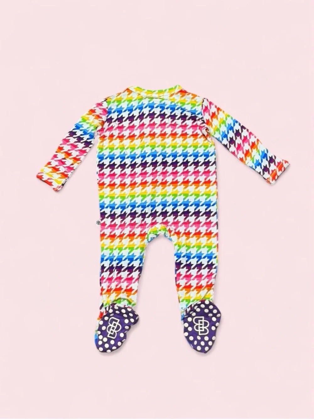 Little Bum Bums Bamboo Rainbow Houndstooth Newborn Gift NWT Zippy Blanket Bow